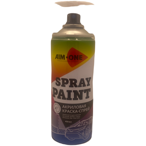 AIM-ONE Краска-спрей лак матовый 450мл (аэрозоль). Spray paint lacquer matt SP-ML191