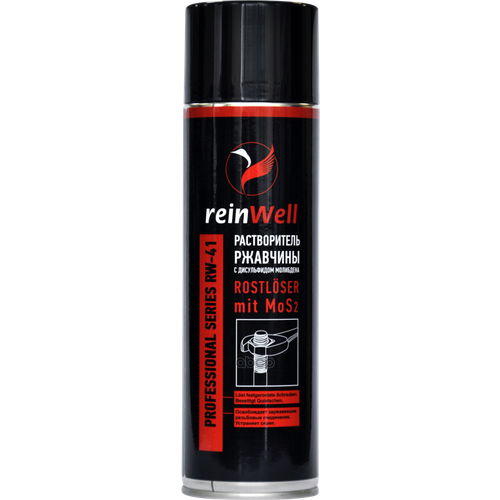 3242_Растворитель! Ржавчины С Дисульфидом Молибдена Rw-41 0,5L reinWell арт. 3242
