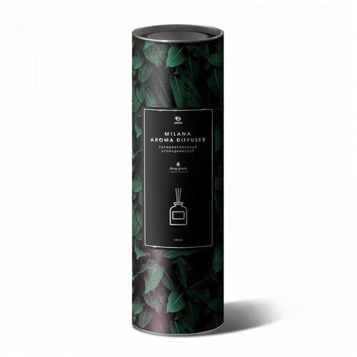 GRASS "MILANA DEEP GREEN", парфюмированный аромадиффузор, флакон 100 мл