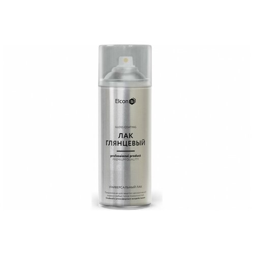 Универсальный лак Elcon глянцевый, аэрозоль, 520 мл 00-00462310 .
