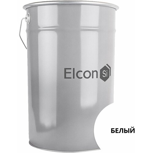 Грунт-эмаль по ржавчине 3в1 Elcon белая RAL 9003 матовая 25 кг