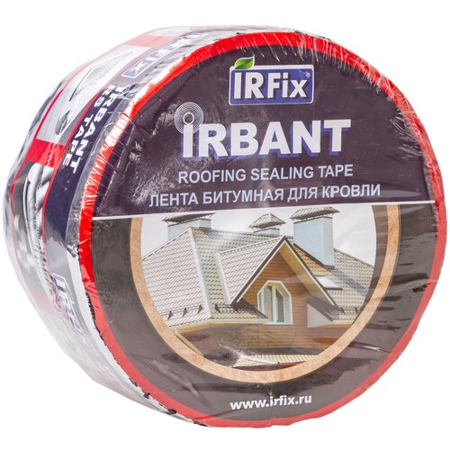 Лента битумная для кровли 100ммХ10м IRBANT алюминиевая