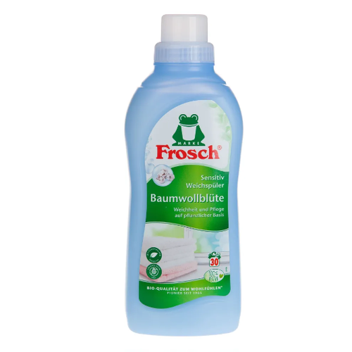 Ополаскиватель-концентрат для белья, Frosch, цветы хлопка, 750 мл