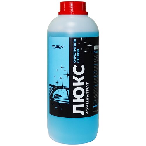Очиститель стекол (концентрат) PLEX люкс 1л