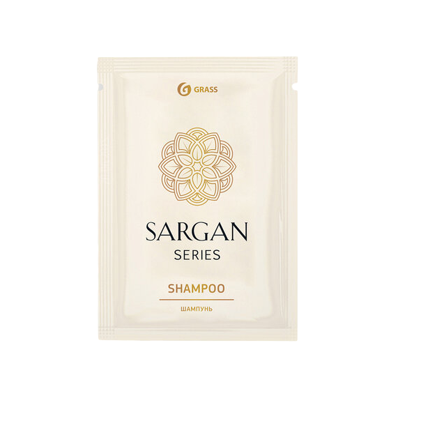 Шампунь одноразовый 10 мл, КОМПЛЕКТ 500 шт., GRASS SARGAN, саше, флоупак, 125208