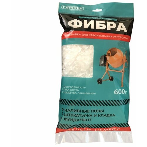 CEMMIX Фибра полипропиленовая, Fibra, 600 Г 560737