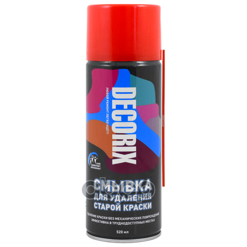 Смывка Краски "Decorix" (520 Мл) Аэрозоль DECORIX арт. 0109-00 DX