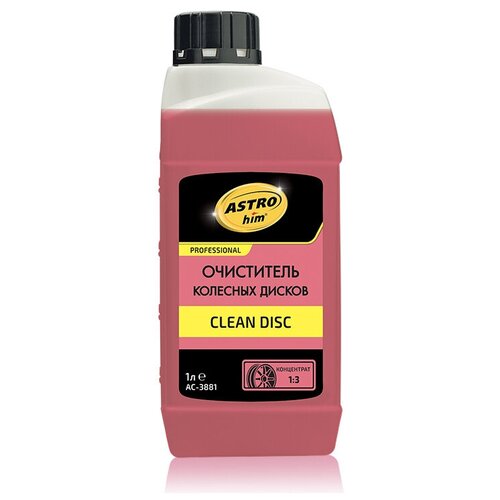 Очиститель колесных дисков ASTROHIM Clean Disc концентрат 1:3 1л, AC3881