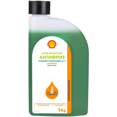 SHELL Антифриз G11 зеленый Super protection (1кг) (SHELL)