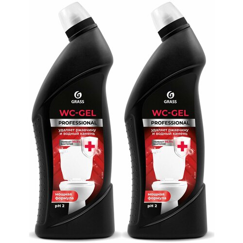 Grass Чистящее средство WC-Gel Professional, 750 мл, 2 шт