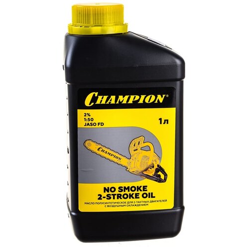 Масло для 2-тактных двигателей полусинтетическое CHAMPION JASO FD 1 л, 952830
