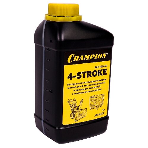 Масло для садовой техники CHAMPION 4-Stroke SAE 10W40, 1 л
