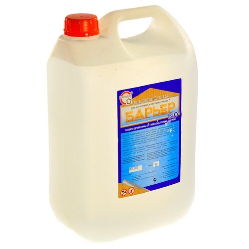 Антисептик Барьер, Био, для дерева, бесцветный, 5 л