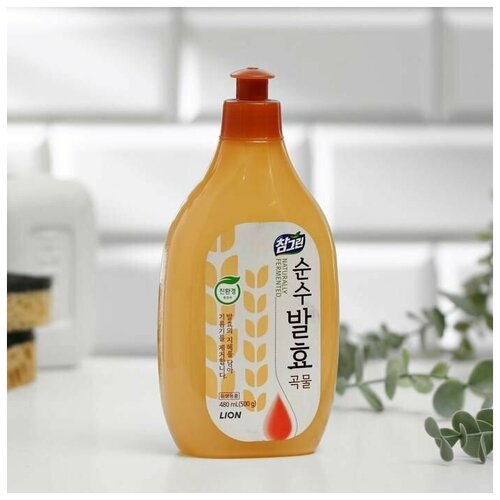 Средство для мытья посуды CJ Lion Chamgreen Pure Fermentation, 5 злаков, 480 мл (комплект из 3 шт)