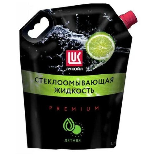 Жидкость омывания стекол 3,78 л. "Лукойл" (летняя) лайм дой-пак