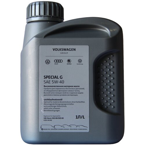 VAG Масло Моторное Синтетическое 1л 5w-40 Special G 502/505, Мультибренд Vag, Произв. Ллк