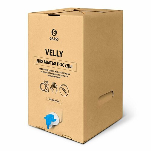 Средство для мытья посуды Velly Нежные ручки (bag-in-box 20,6 кг)