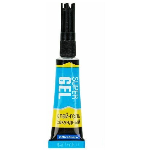 Клей универсальный секундный OfficeSpace "Super Gel", гель, 3г, лента, 12шт. (278009)