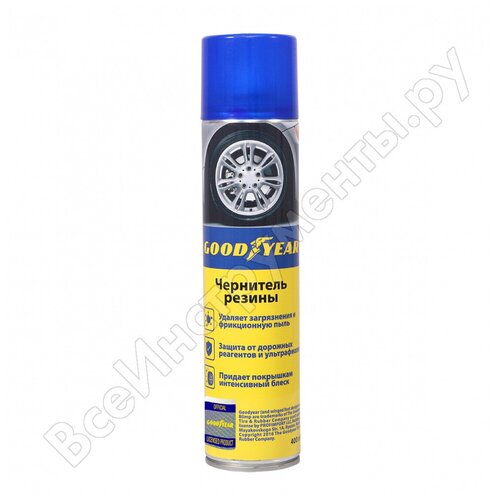 Чернитель Резины, Аэрозоль 400 Мл GOODYEAR арт. GY000700