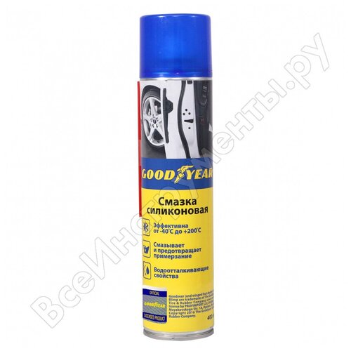 GOODYEAR GY000701 Смазка силиконовая аэрозоль 400мл