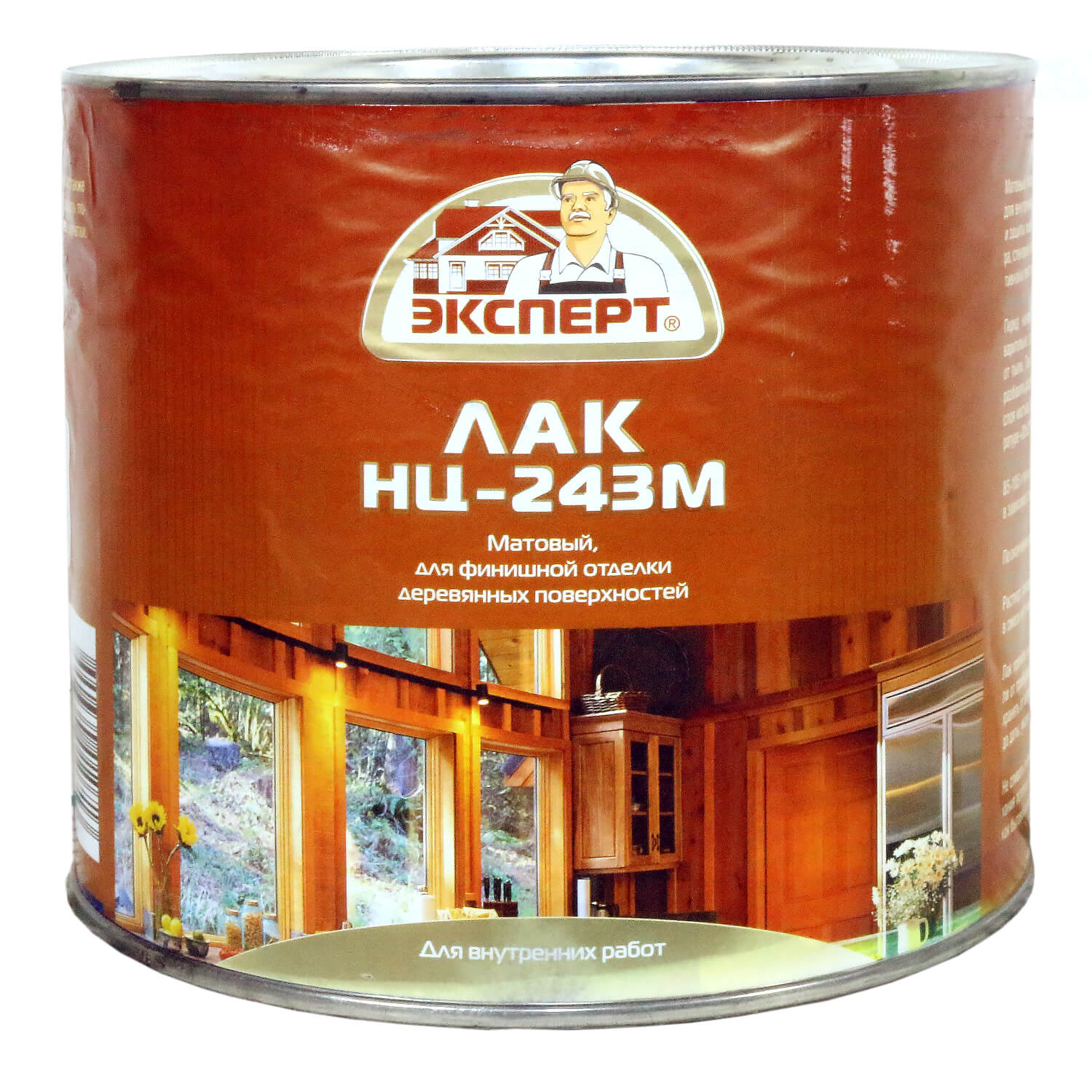 Лак ЭКСПЕРТ мебельный НЦ-243М матовый 1,7кг