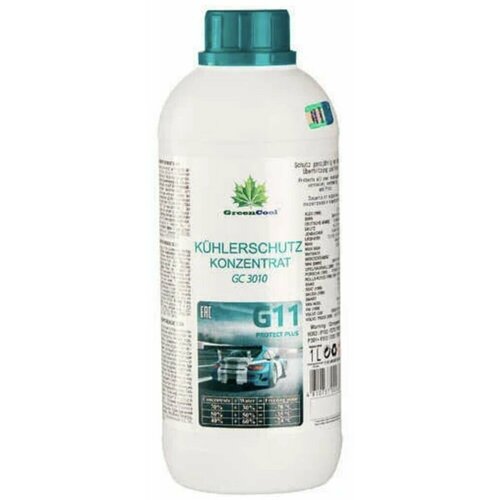 GREENCOOL 702637 Антифриз GreenCool GС3010 синий, концентрат, 1л
