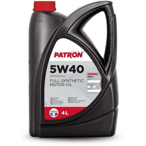 PATRON 5W404LORIGINAL Масломоторное5W40,4л PATRON 5w404loriginal