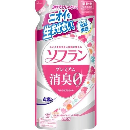 Кондиционер-ополаскиватель для белья LION Soflan с цветочным ароматом м/у 420 мл