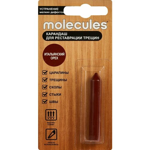 Карандаш для мебели Molecules итальянский орех 5.7 г