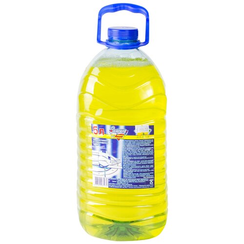 Средство для мытья посуды 5 л, золушка "Лимон", ПЭТ, 10377