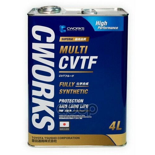 Масло Трансмиссионное Superia Cworks Multi Cvtf, (4Л) Cworks A22sr2004 CWORKS арт. A22SR2004