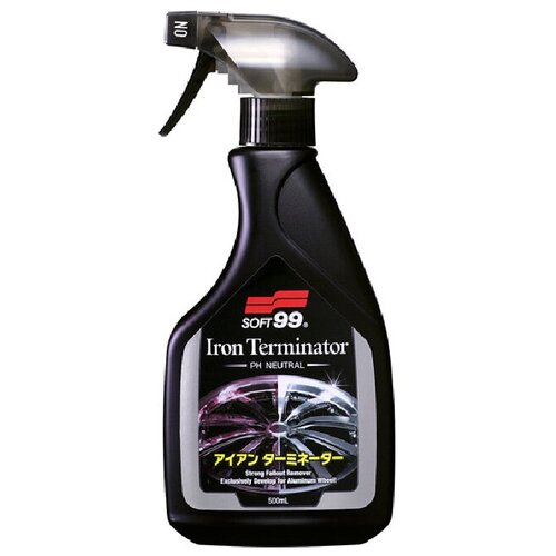 SOFT99 10333 Очиститель колесных дисков безопасен для использования на алюминиевых колесах и автомобильных лакокрасочных поверхностях, 500мл 1шт