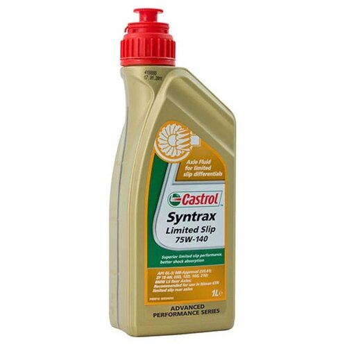 Масло трансмиссионное Castrol Syntrax Limited Slip, 75W-140, 1 л, 1 шт.