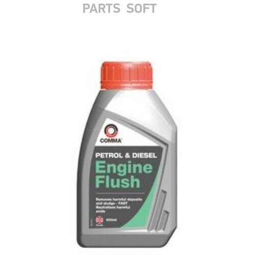 COMMA EF400M Промывка для бензинового и дизельного двигателя COMMA 0,4л.