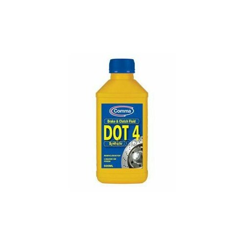 Comma Dot 4 Brake Fluid (0,5L)_Жидкость Тормозная! Dot 4 COMMA арт. BF4500M