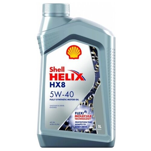 Моторное масло Shell Helix HX8 Synthetic 5W-40 синтетическое 1 л