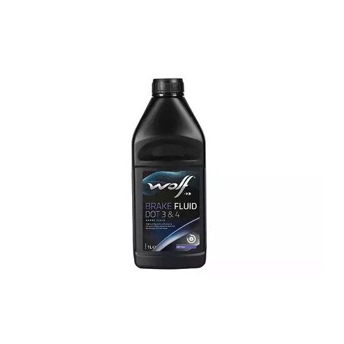 WOLF BRAKE FLUID DOT 3&4 Жидкость тормозная 1л WOLF 8307805