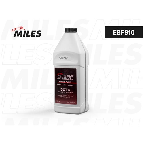 Жидкость Тормозная Miles Ebf910 Dot4 Brake Fluid (850мл ) Miles арт. EBF910