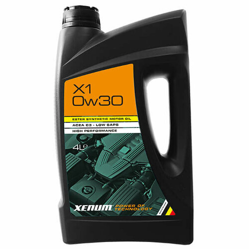 XENUM X1 0W30/Синт. моторное масло с эстерами/ACEA C3, BMW Longlife-04, MB 229.51/4л