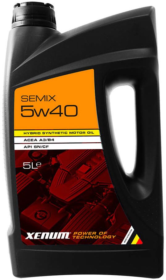 Моторное масло XENUM SEMIX 5W40 5L Синтетическое