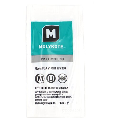 Силиконовая смазка Molykote 111 Compound (6 г)