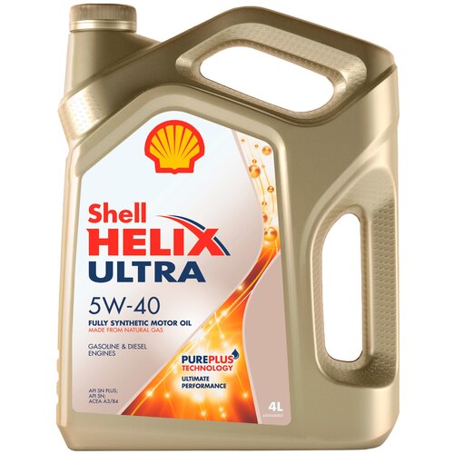 Моторное масло SHELL HELIX ULTRA 5W40 4L (арт. 550046361) SHL-5W40SU-4L