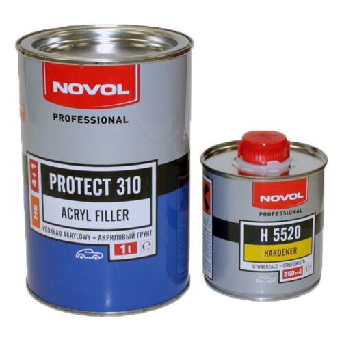 Грунт Акриловый 4+1hs Серый Protect310, 1,0+0,25 Novol 37111 - 35822 Novol арт. 37111 - 35822