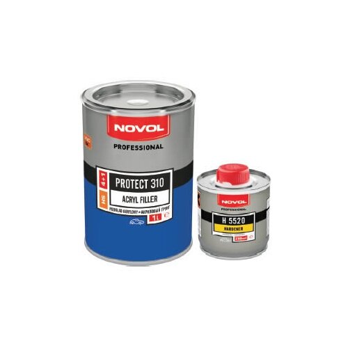 Грунт Акриловый 4+1hs Черный Novol Protect310, 1,0+0,25 Novol арт. 37141 - 35822