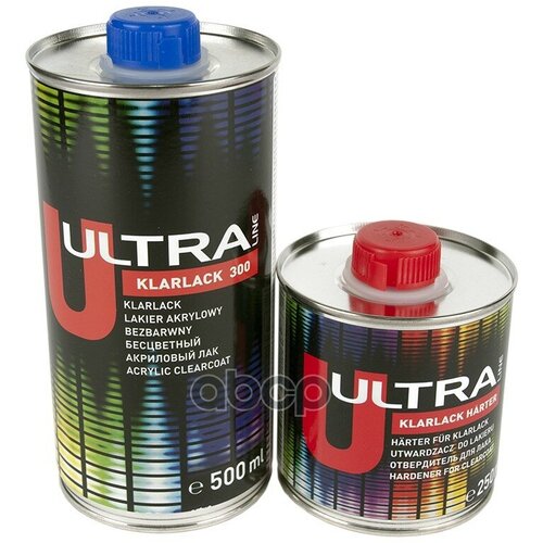 Лак Акриловый Ms 2+1 Ultra Klarlack 300, 0.5Л+0,25Л Novol 99223 - 99421 Novol арт. 99223 - 99421