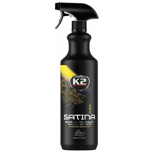 Полироль пластика сатиновый эффект Энергия фруктов K2 SATINA PRO ENERGY FRUIT, 1л