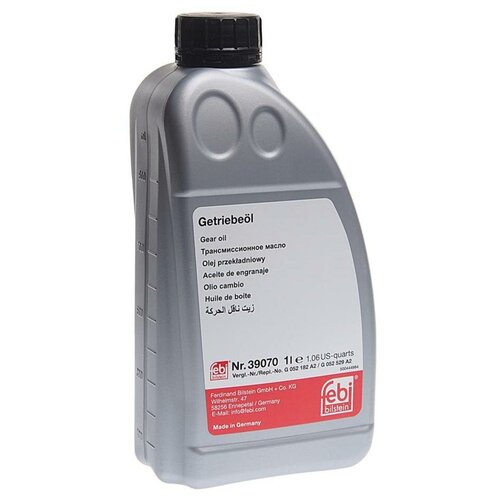 Масло трансмиссионное Skoda Octavia II/Octavia II Combi/Superb II 04>15 Seat Altea/Altea XL/Leon 04>18 VW EOS/Golf V/Touran 02>20 Ford Focus II/Galaxy II/S-MAX 04>15 Audi A4 Avant/A4 B8/Q3 07>18 FEBI 39070