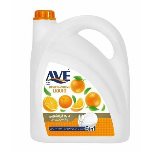 AVE Средство для мытья посуды, апельсин и цветы, 3750 мл