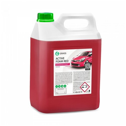GRASS 800002 Автошампунь GRASS Active Foam Red для бесконтактной мойки (5,8кг)