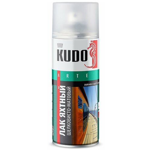 Лак Kudo Arte Durable Matt Coating яхтный шелковисто матовый универсальный 520 мл